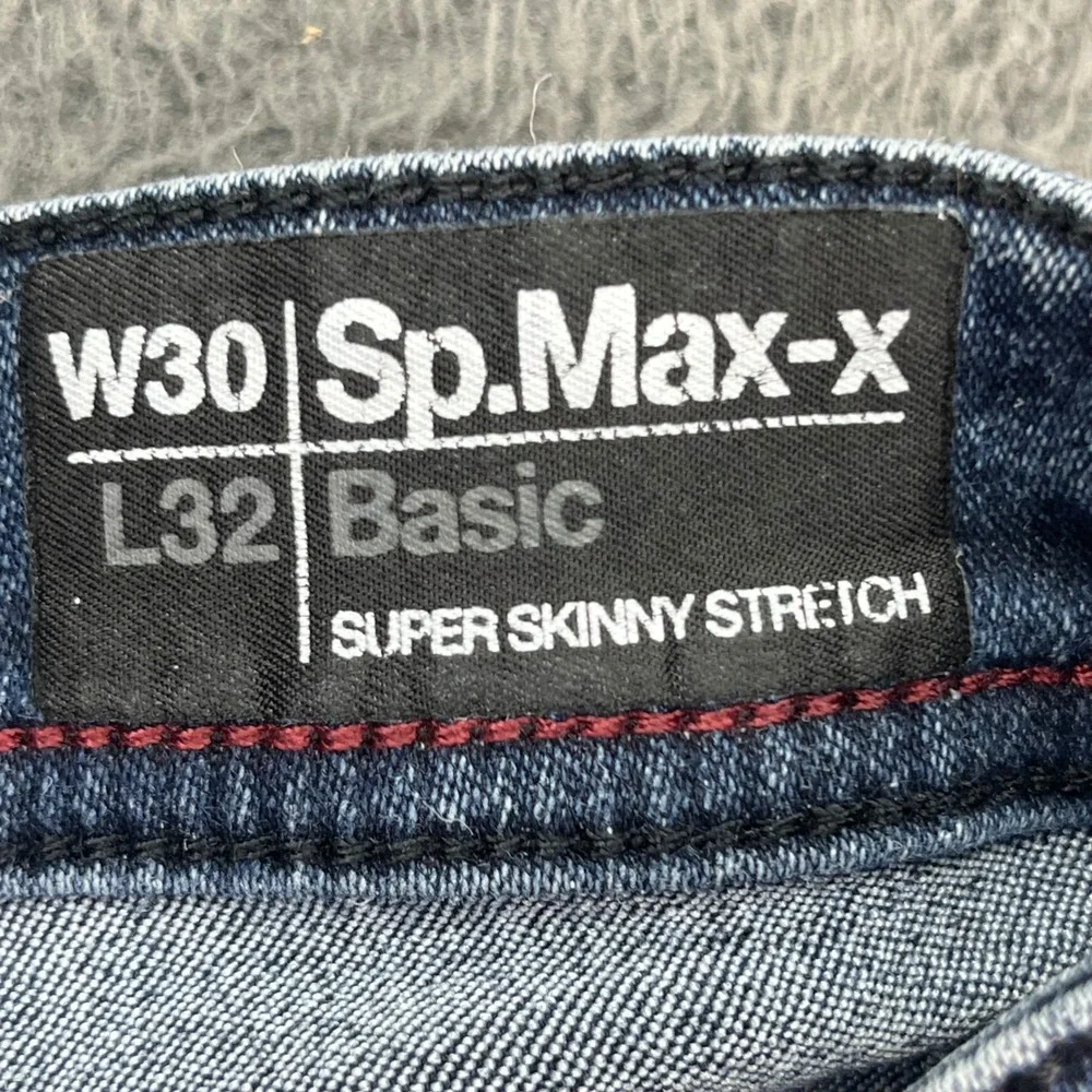 Buffalo David Bitton Sp Max X Basic Super Skinny Stretch Jeans W30 L32 Acid Wash